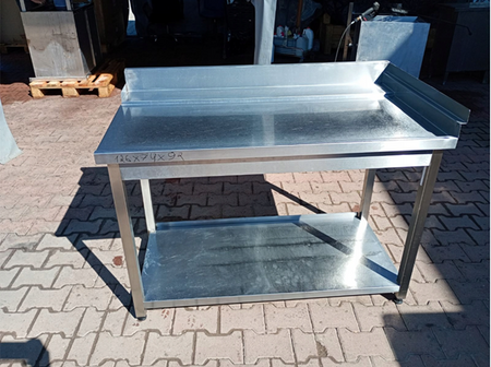 Stół wyładowczy z półką 1260x740x820(920)
