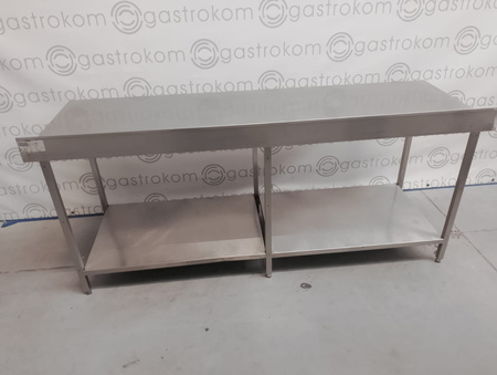 Stół z półką 200x68x85