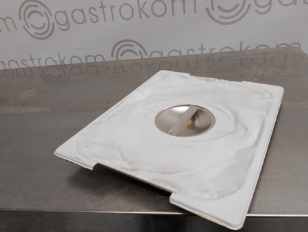 POKRYWA GN 1/1 ZE STALI NIERDZEWNEJ GASTRONOMICZNA Z WYCIĘCIEM