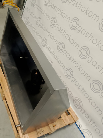 Okap przyścienny trapezowy 120x70x40, bez łapaczy