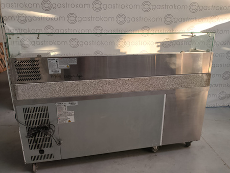 Stół chłodniczy do pizzy z granitowym blatem Yato YG-05310 + nadstawka