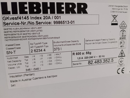 Szafa chłodnicza Liebherr GKVESF 4145