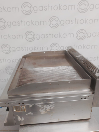Płyta grillowa gazowa GICO, ryflowana/gładka, P/B