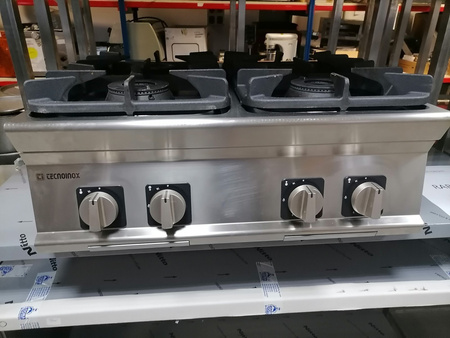 Kuchnia gazowa 4 palnikowa Tecnoinox PCG8SG7 GZ