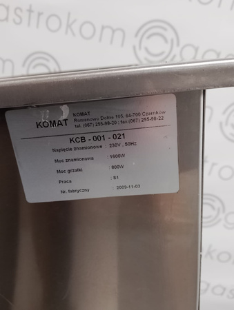 Wanna bemarowa Komat 2xGN 1/1 KCB-001-021