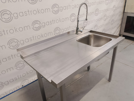 Stół załadowczy ze zlewem 123x74x85