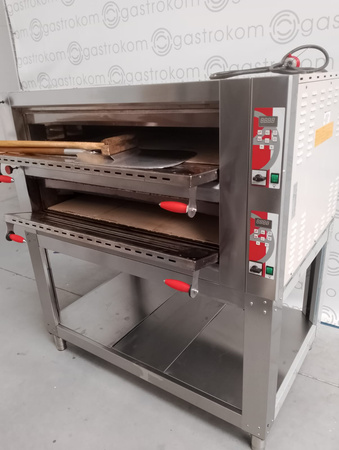 Piec do pizzy 2-komorowy Pizza GROUP FPY D12L z podstawą