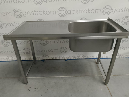 STÓŁ ZE ZLEWEM-L 140X70X85