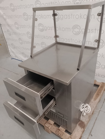 Stół chłodniczy 2 szuflady i nadstawka Mawi 0,6