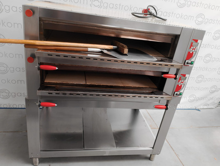 Piec do pizzy 2-komorowy Pizza GROUP FPY D12L z podstawą