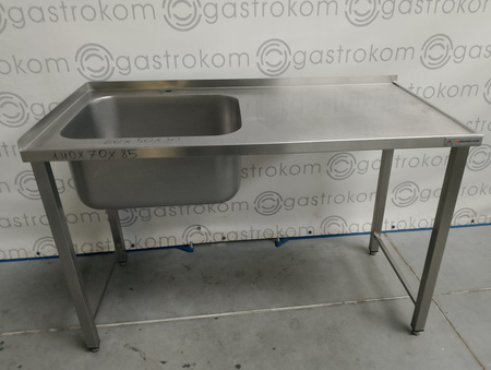 STÓŁ ZE ZLEWEM-L 140X70X85