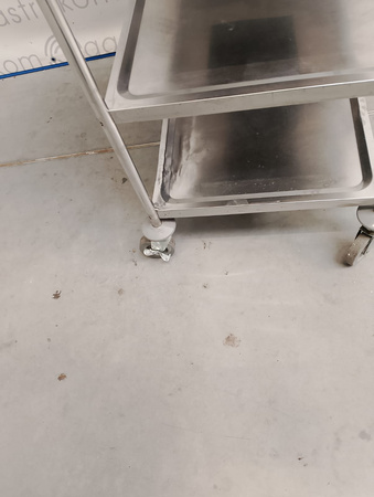 Wózek kelnerski 5-półkowy ze stali nierdzewnej