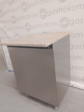 Stół roboczy drzwi skrzydłowe z blatem granitowym 77x57x104