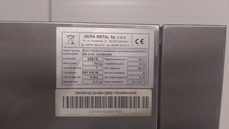 Witryna chłodnicza DM-92102, GN 2/1