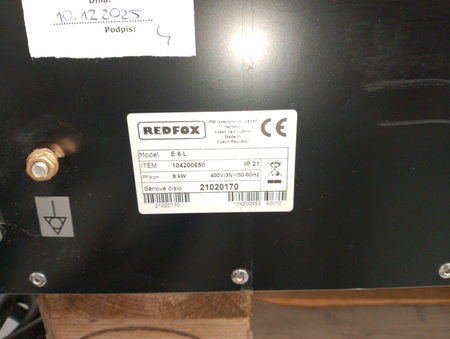 Piec do pizzy 1-komorowy Redfox 00006552 E 6 L z podstawą