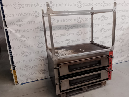 Piec do pizzy GGF 2-kom. F108-66 (781702) z podstawą