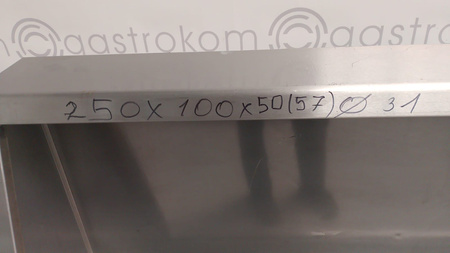 Okap przyścienny skośny 250x100