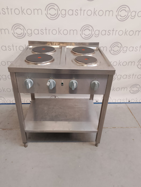 KUCHNIA ELEKTRYCZNA Z PÓŁKĄ 4-PŁYTOWA