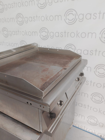 Płyta grillowa gazowa GICO, ryflowana/gładka, P/B