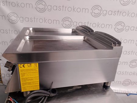 PŁYTA GRILLOWA PODWÓJNA GŁADKA/RYFLOWANA GIORIK NASTAWNA FME74TF