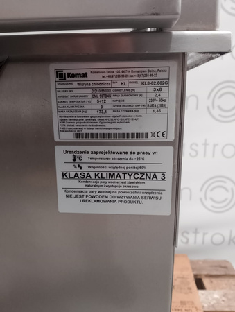 Witryna chłodnicza z wanną - otwarta Komat KL8-82.802G