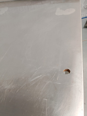Stół przyścienny z szafką 170x60 