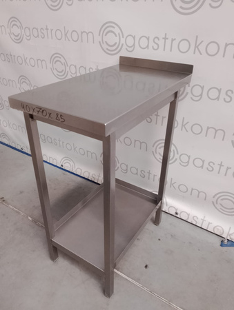 Stół przyścienny z półką 40x70x85