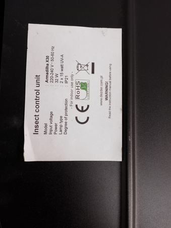 Lampa owadobójcza Armadilha