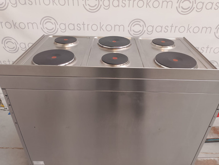 Kuchnia elektryczna 6 palnikowa na podstawie MBM E6A77