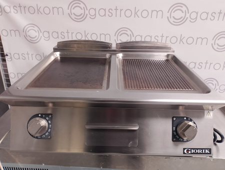 PŁYTA GRILLOWA PODWÓJNA GŁADKA/RYFLOWANA GIORIK NASTAWNA FME74TF