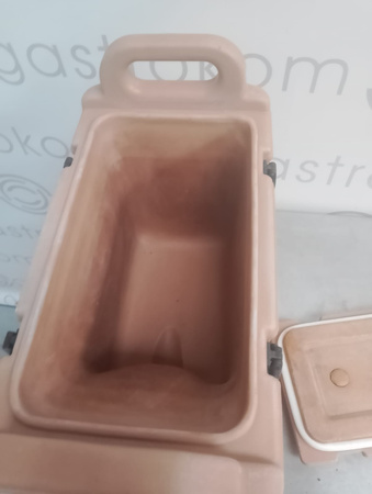 Termos na napoje z kranem Royal Catering 10011880 brązowy 18 l
