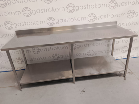 Stół z półką 200x68x85