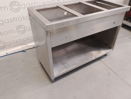 Stół 120x72x85 zabudowany z 3 stron