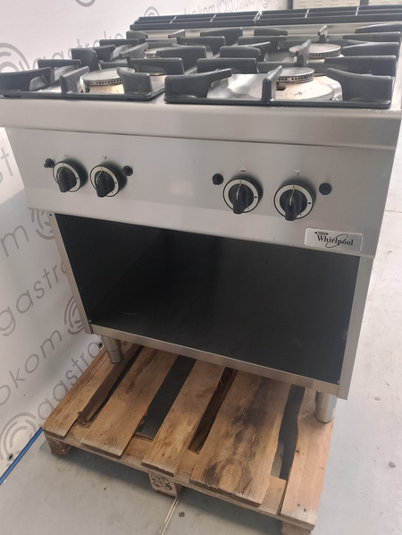 Kuchnia gazowa 4-palnikowa na podstawie otwartej Whirlpool AGB483/WP