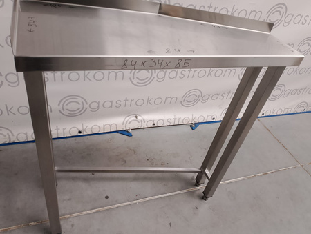 STÓŁ ROBOCZY ŚCIĘTY 84X34X17,5X85