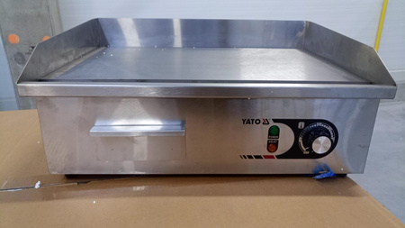  Elektryczna płyta grillowa gładka 550MM Yato YG-04585