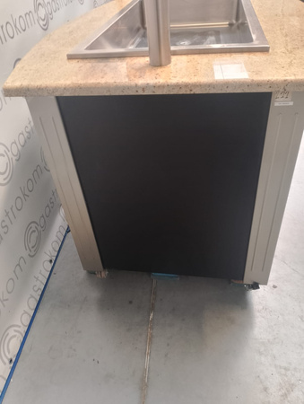 Bar chłodniczy sałatkowy jezdny z wanną chłodnicza 3x GN 1/1