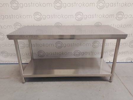 Stół centralny z półką 160x70 Yato YG-09014
