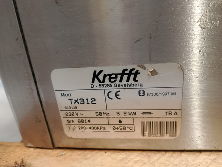 Zmywarka uniwersalna Krefft TX312, 230V, 2 dozowniki