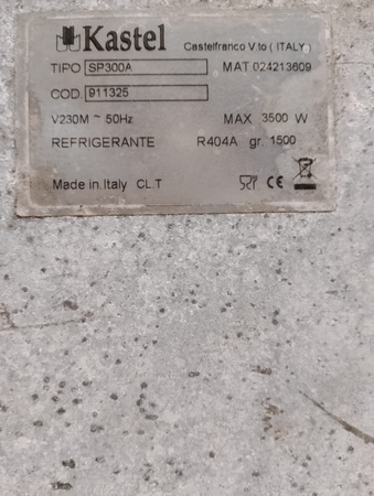 Wytwornica lodu Kastel SP 300A z zasobnikiem