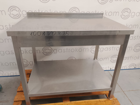 Stół z półką 100x70