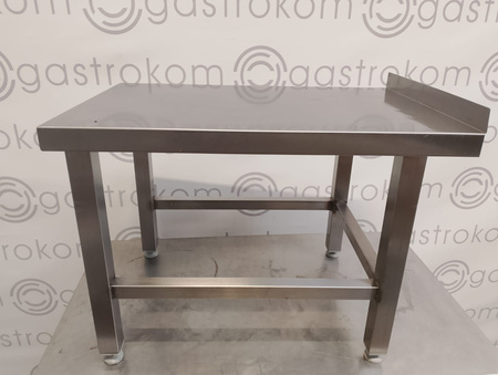 Stół ze stali nierdzewnej 47x70x50 cm z rantem