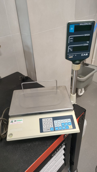 Waga sklepowa elektroniczna CAS model AP-1 z wysięgnikiem