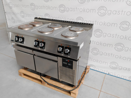 Kuchnia elektryczna nastawna 6x2,6 kW FAGOR C-E760 z podstawą chłodniczą