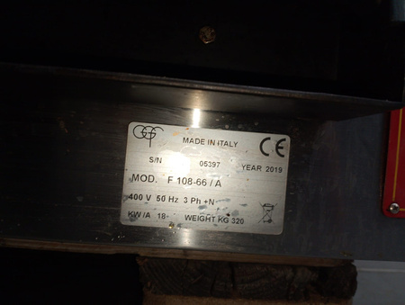 Piec do pizzy GGF 2-kom. F108-66 (781702) z podstawą