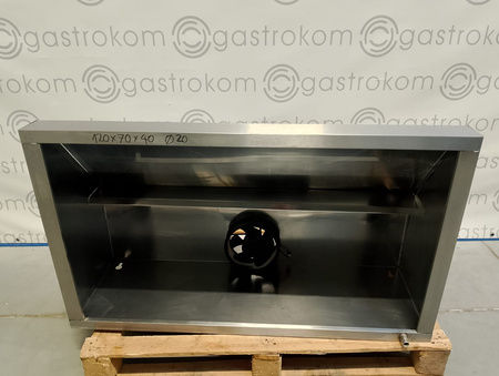 Okap przyścienny trapezowy 120x70x40, bez łapaczy