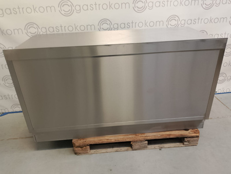 Stół przyścienny zabudowany z 2 półkami 160x70x85