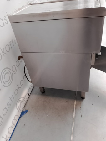 Płyta grillowa gazowa ryflowana Kromet 700.PBG-400R-C