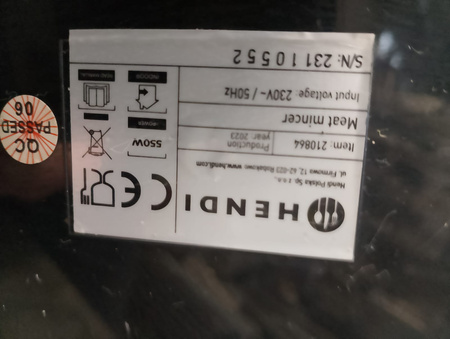 BLENDER RĘCZNY MIKSER SAMMIC - MAX 80L MOC 570W XM-51