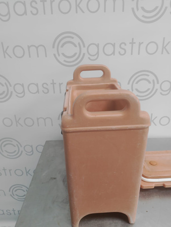 Termos na napoje z kranem Royal Catering 10011880 brązowy 18 l